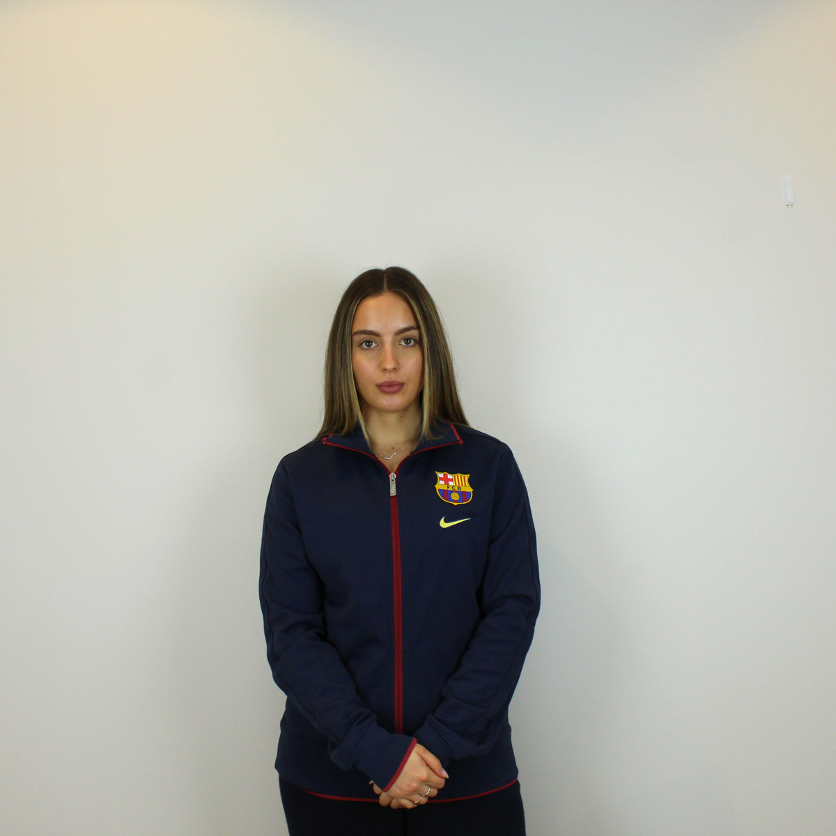 Barcelona 2019-20 Tracksuit Top (M)