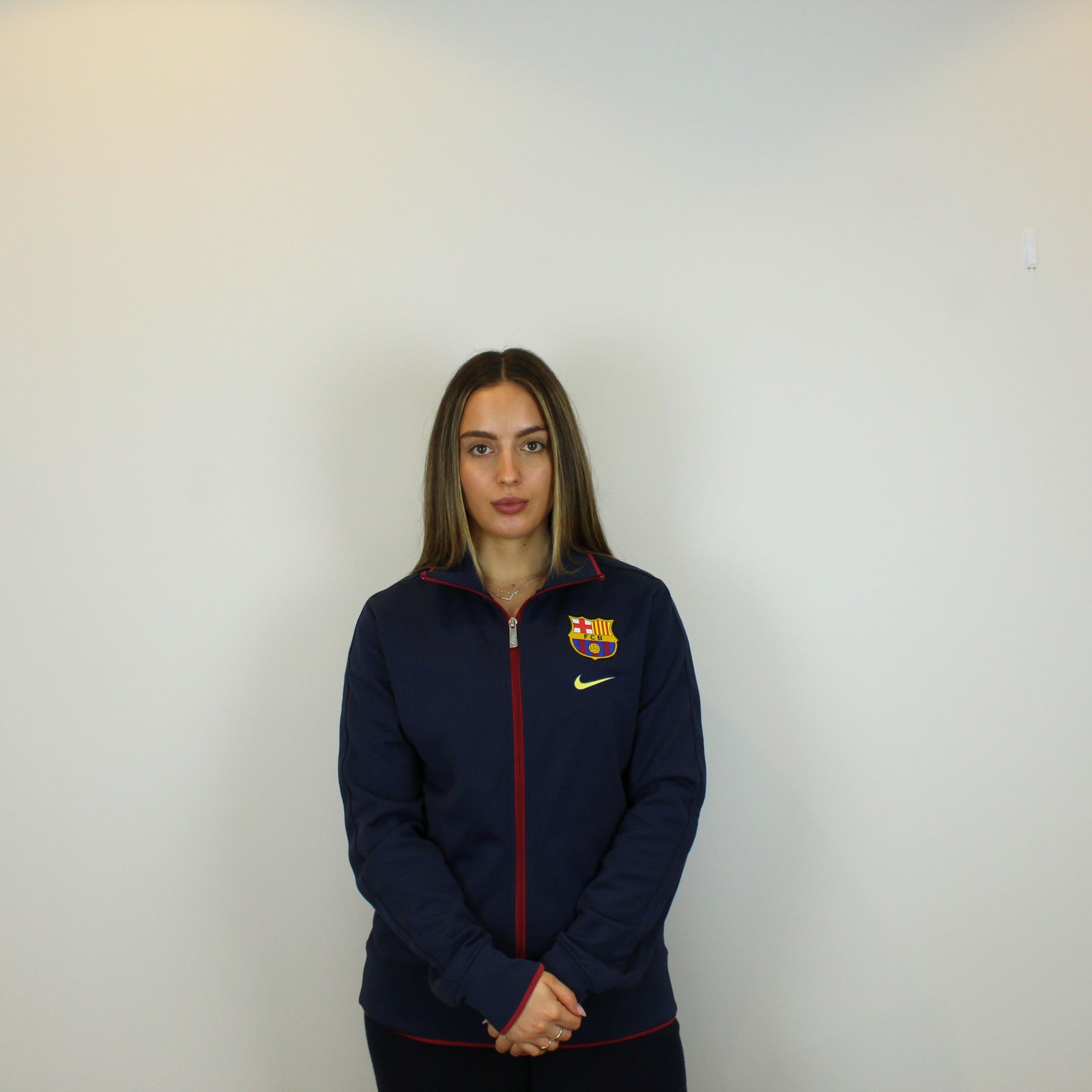 Barcelona 2019-20 Tracksuit Top (M)