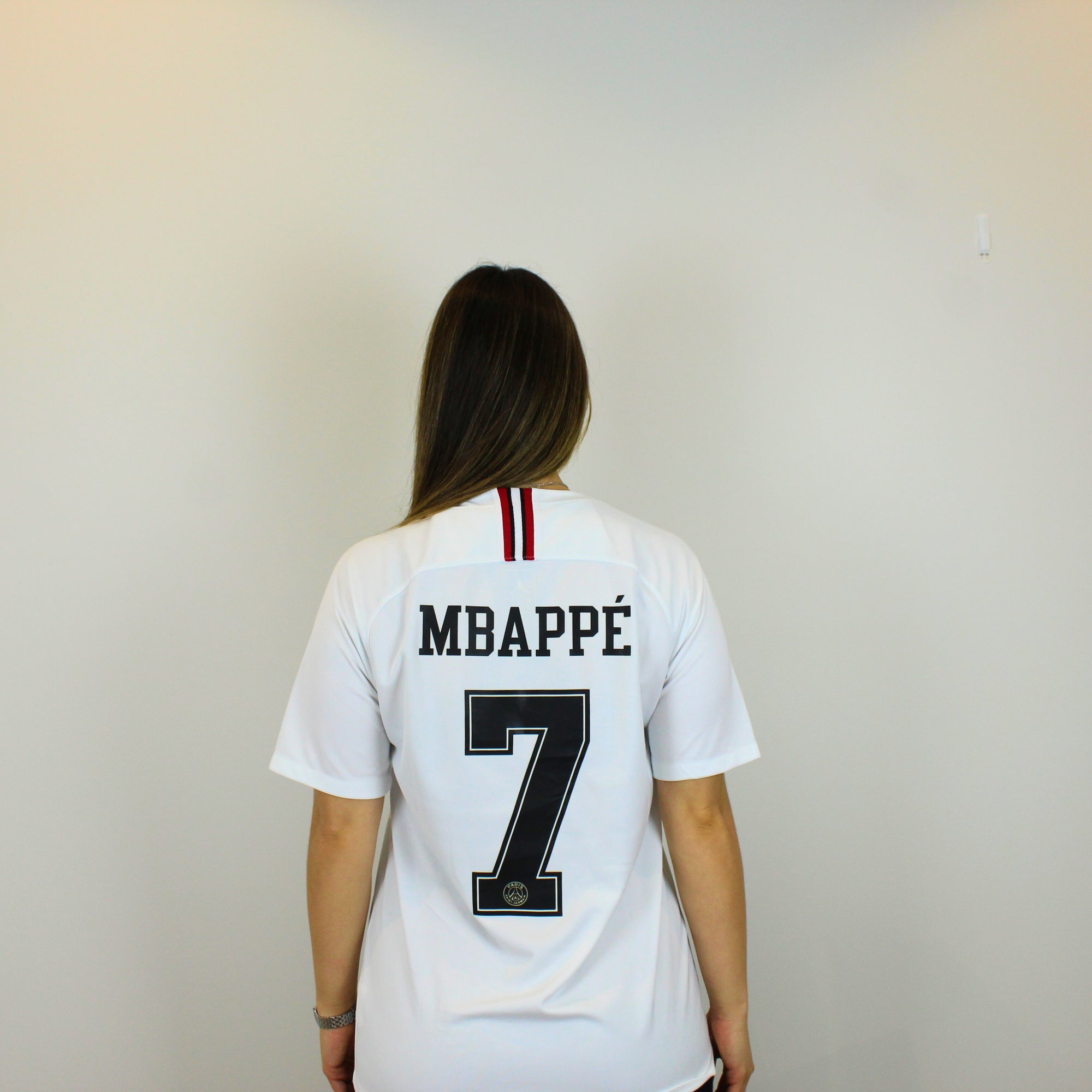 PSG 2018-19 UCL Away Kit Mbappe #7 (Medium)
